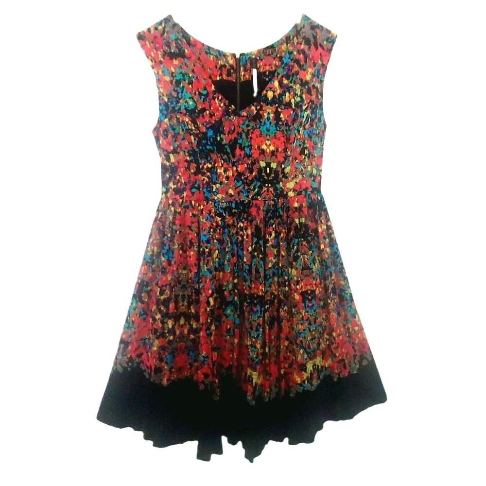 Anthropologie Plenty by Tracy Reese Floral Fit & Flare Sleeveless Dress Size 0P